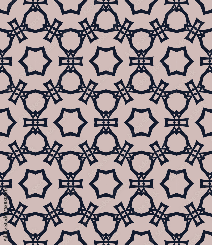 Naklejka premium Abstract geometric pattern. A seamless background, vintage texture. 
