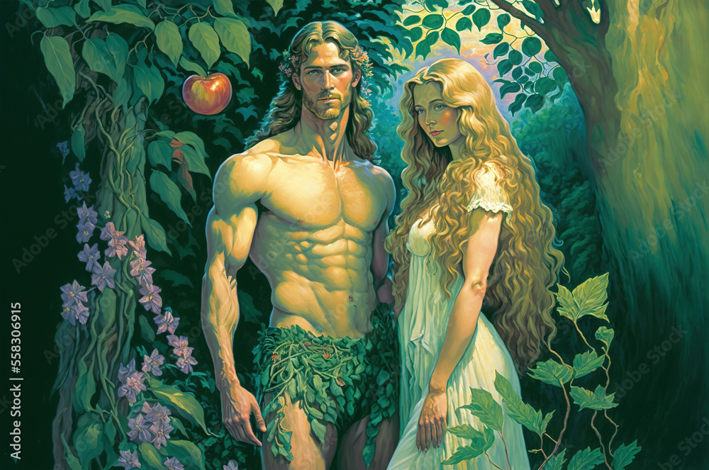 Adam and Eve, Generative AI