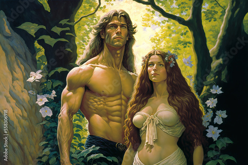 Adam and Eve, Generative AI