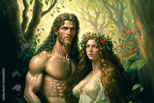 Adam and Eve, Generative AI