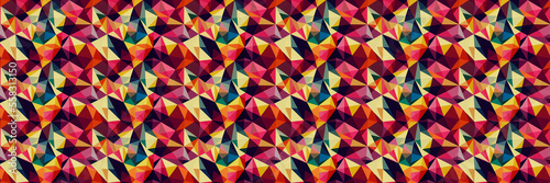 Abstract colorful geometric pattern design