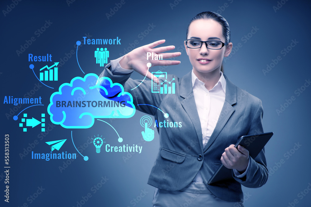 Concept of brainstorming as a solution tool Concept of brainstorming as a solution tool