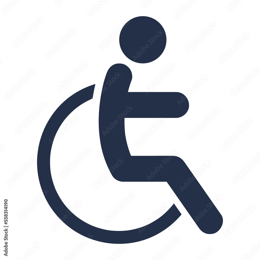 disability symbols medical flat icons elements vector disability symbols medical flat icons elements vector