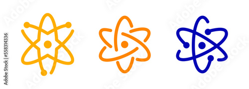 Set of Science symbols for design element.