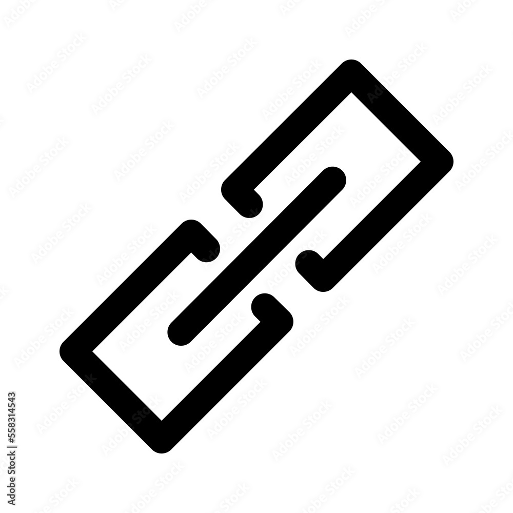 Simple link icon design