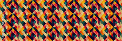 very colorful pattern with a lot of different colors, geometric abstract art, repeating pattern, geometric, isometric