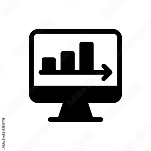 statistics glyph icon