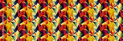 triangles and angled shapes  colorful abstract background with geometric elements