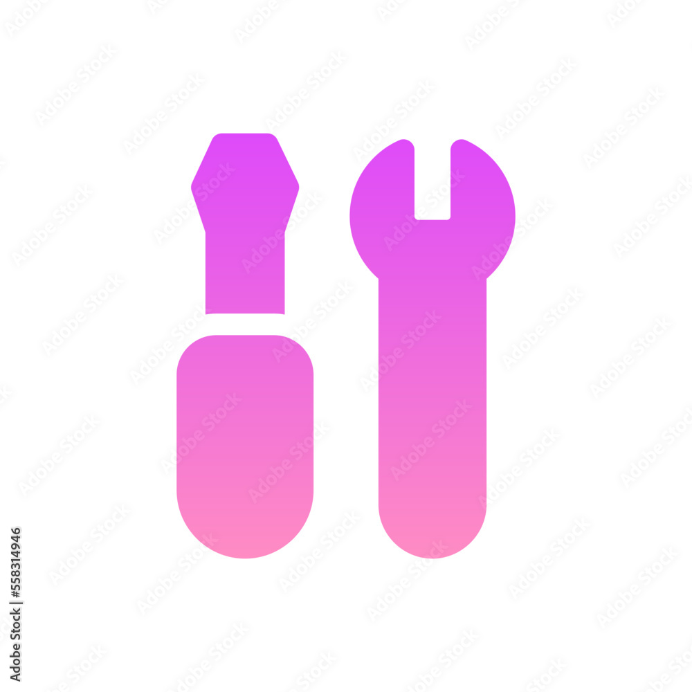 support flat gradient icon support flat gradient icon