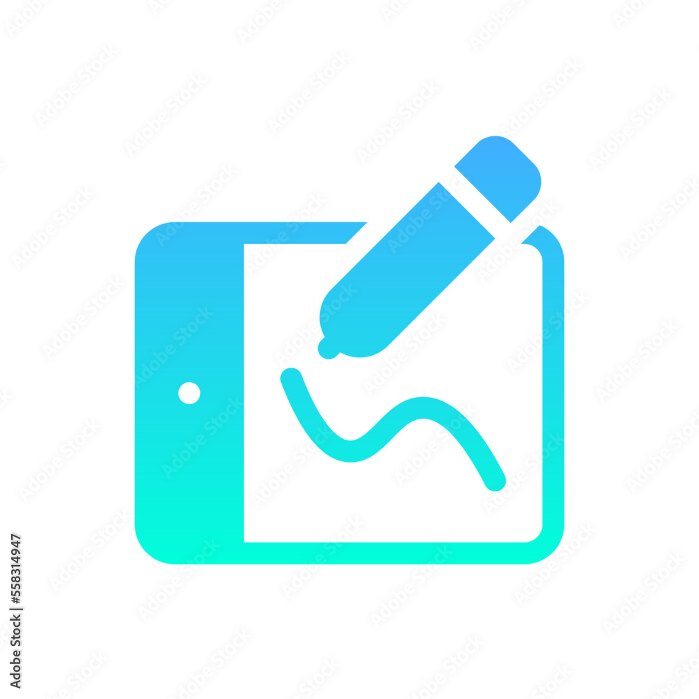 tablet flat gradient icon tablet flat gradient icon