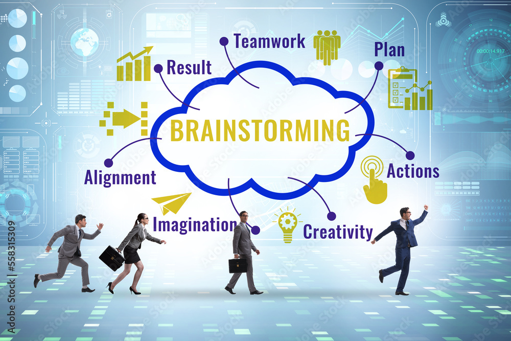Brainstorming concept as a solution tool Brainstorming concept as a solution tool