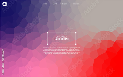 crystallize background vector design