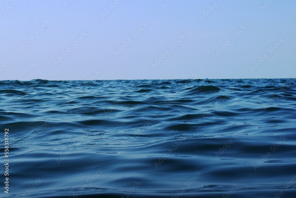 Obraz premium Deep blue sea background, beautiful view