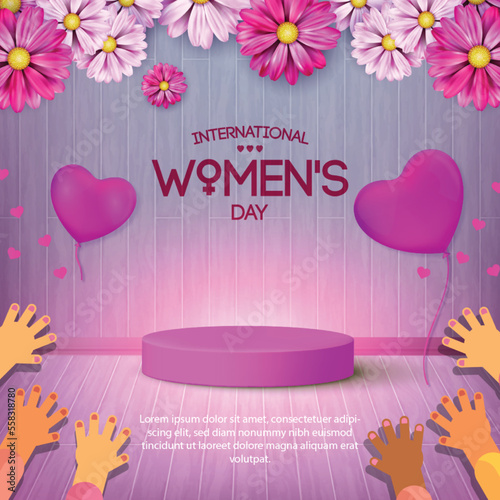 International Woman Day Podium 022