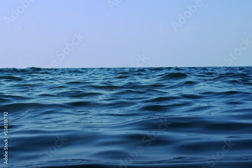 Deep blue sea background  beautiful view