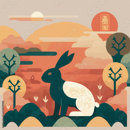chinese lunar new year 2023 year of the rabbit zodiac signs © Fernando