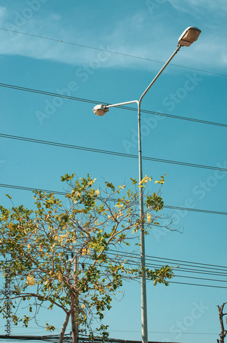 Thailand street light pole