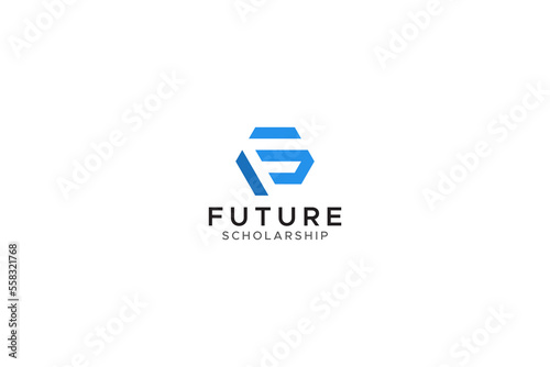 FS Logo Letter F Letter S for Professional Future Scholarship & Foundation Support Organization Business Company
