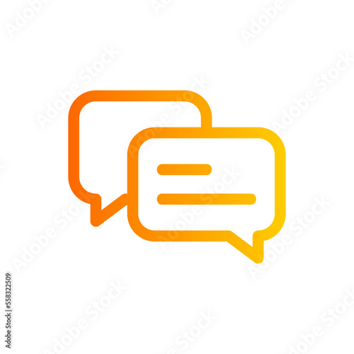 message gradient icon