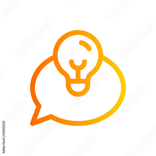suggestion gradient icon
