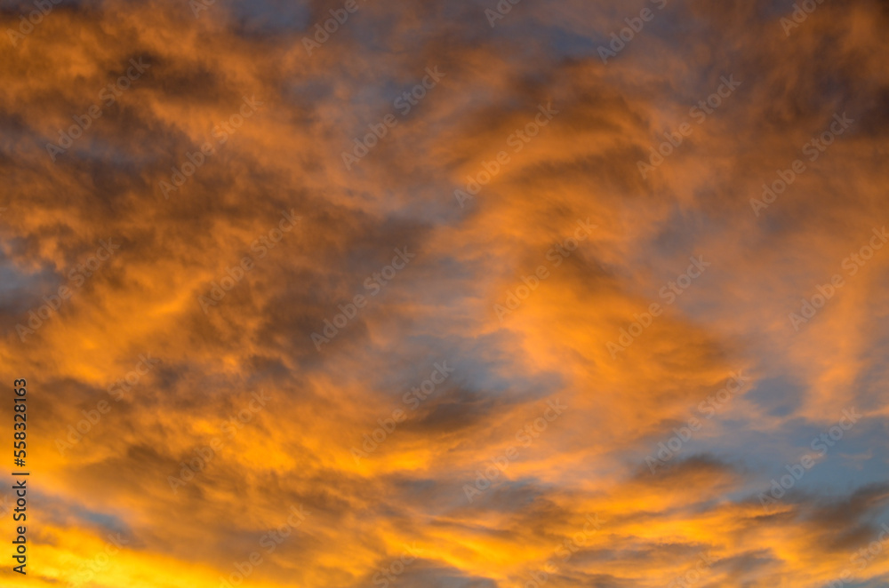 Fototapeta premium Abstract Aesthetic golden sky background 