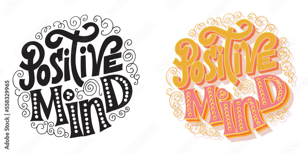 Cute hand drawn doodle lettering postcard about life. Beautiful t-shirt design, mug pring.