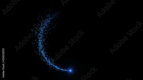 Wallpaper Mural blue star light circle frame animated background Torontodigital.ca