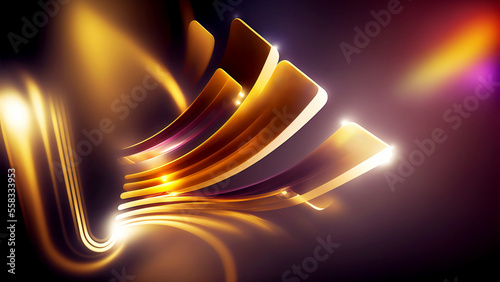 Background image, abstract art, gradient, light, color, digital illustration