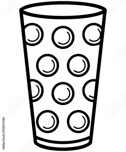 Dubbeglas Vector