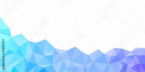 Colorful triangles background and copy space