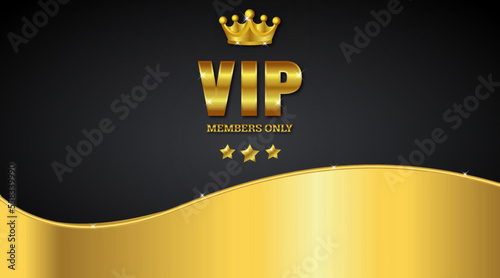 luxury gold and black exclusive premium vip card for club members only, vip pass casino cadr, vip invitation
