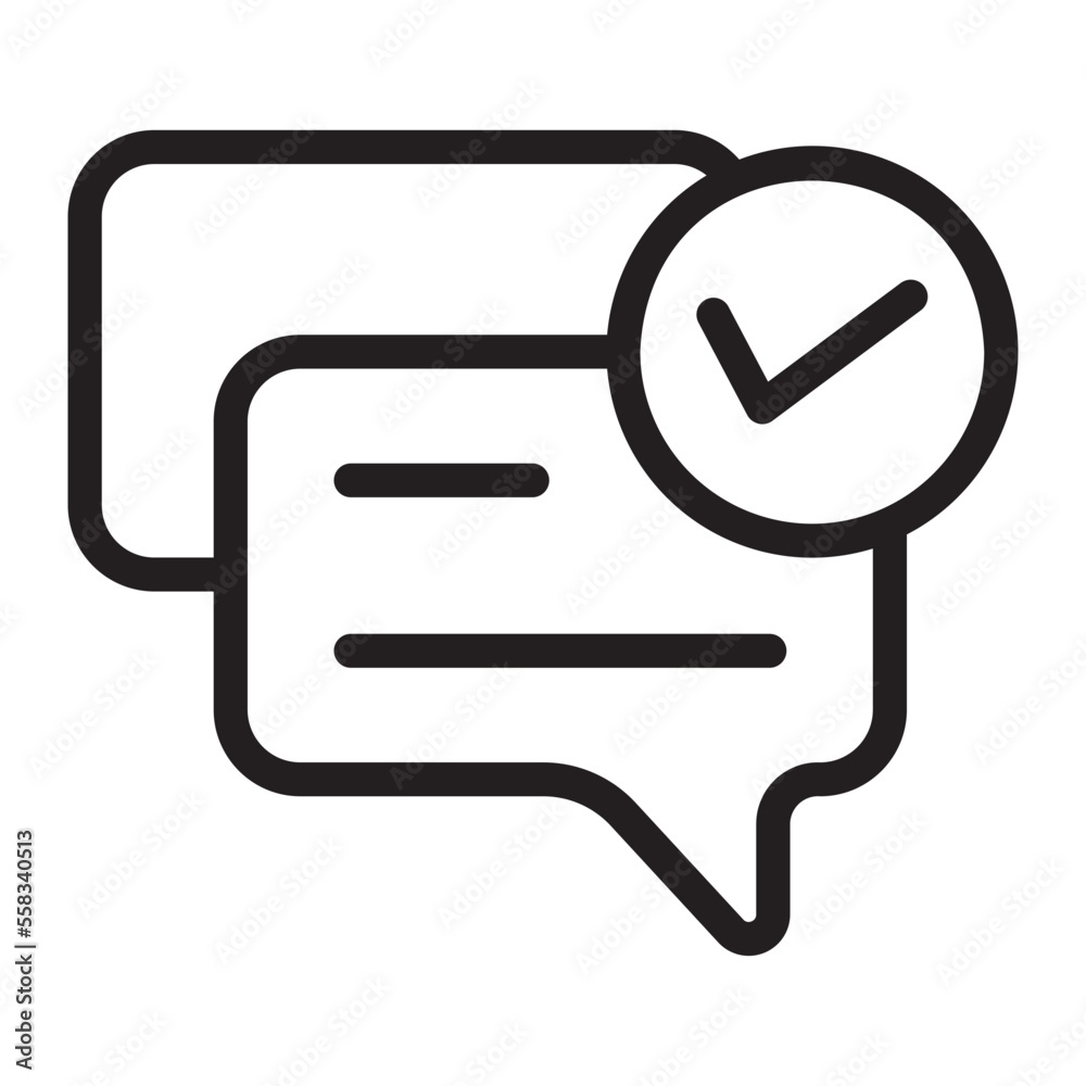 conversation line icon conversation line icon