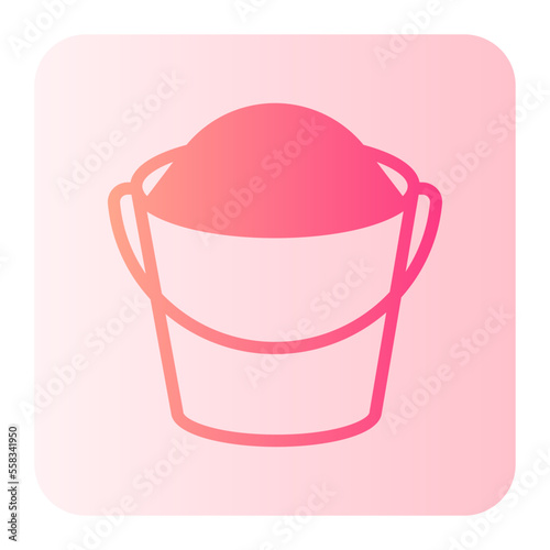 pail gradient icon
