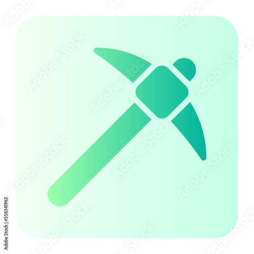 pickaxe gradient icon