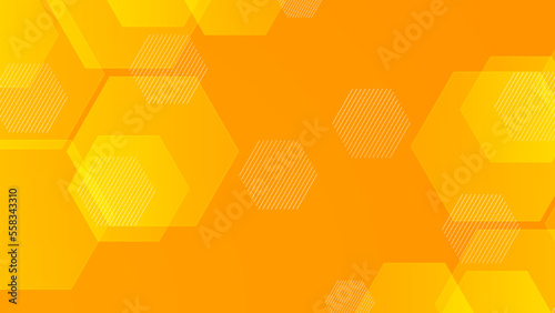 Dark orange geometric shapes abstract background geometry shine and layer element vector for presentation design. Suit for business, corporate, institution, party, festive, seminar, and talks.