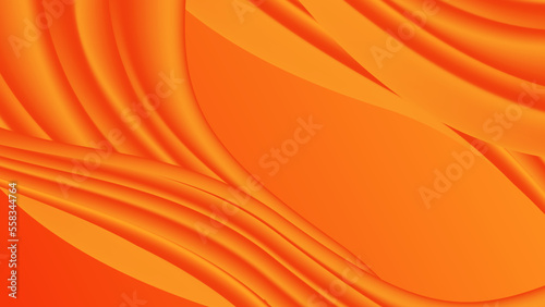 Minimal geometric orange geometric shapes light technology background abstract design. Vector illustration abstract graphic design pattern presentation background web template.