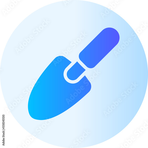 trowel gradient icon