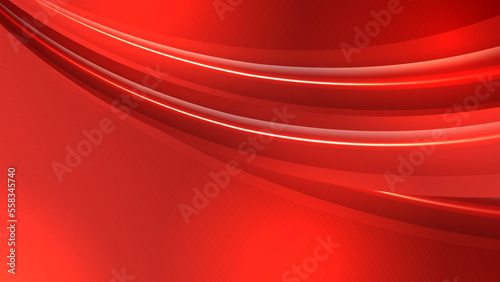 Abstract red geometric shapes 3d background. Vector illustration abstract graphic design banner pattern presentation background wallpaper web template.