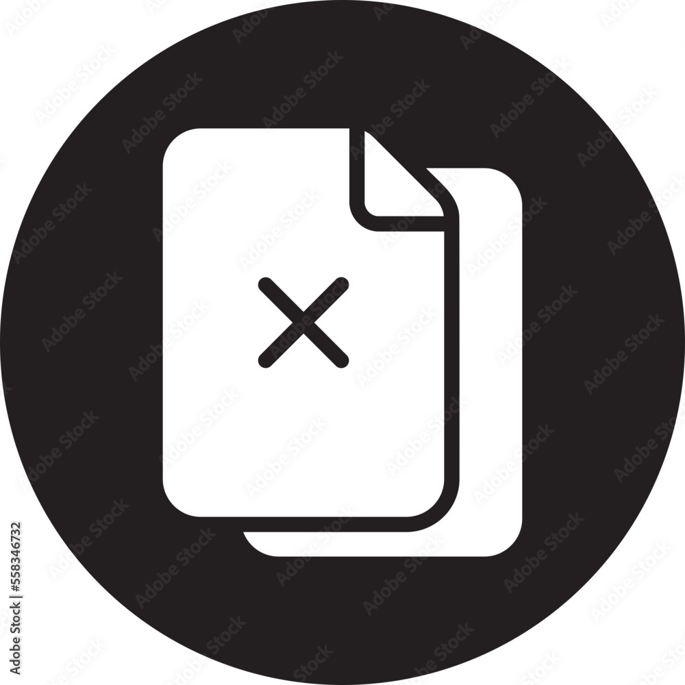 Obraz premium remove glyph icon