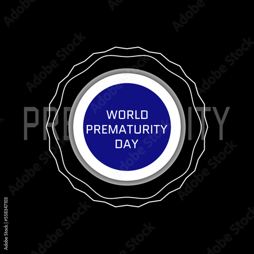 Vector illustration on the theme of World Prematurity day observed each year on November 17th across the globe.