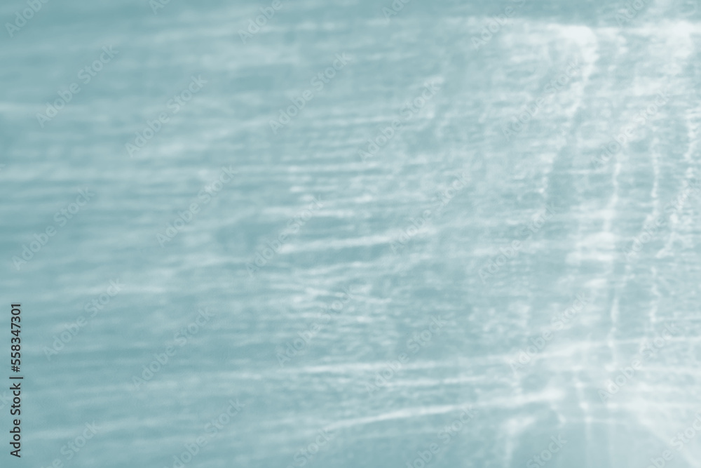 water reflection. of blue swimming pool,background of water in swimming ...