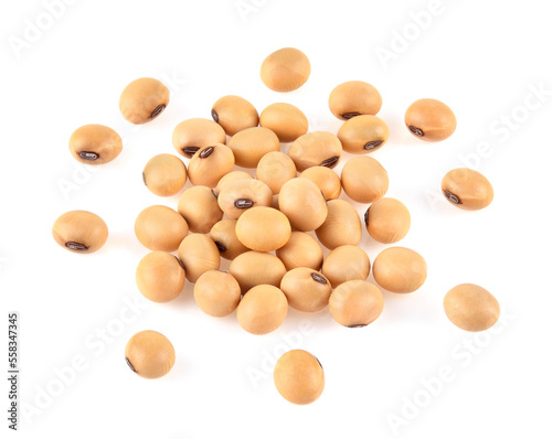 Wallpaper Mural Dried soya beans on white background Torontodigital.ca