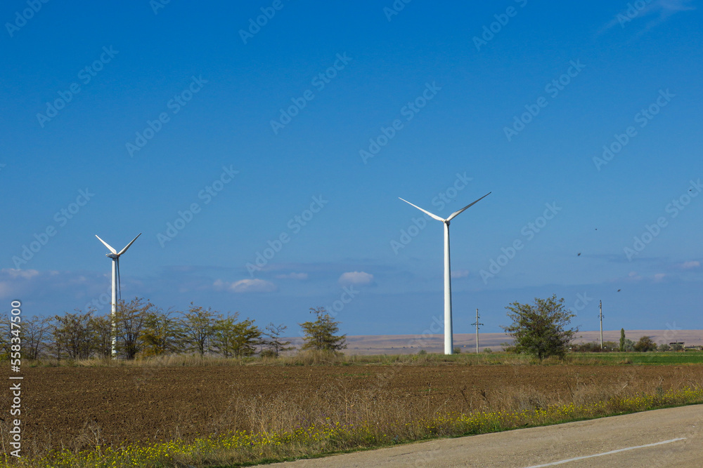 custom made wallpaper toronto digitalWind Turbines Windmill Energy Farm Crimea