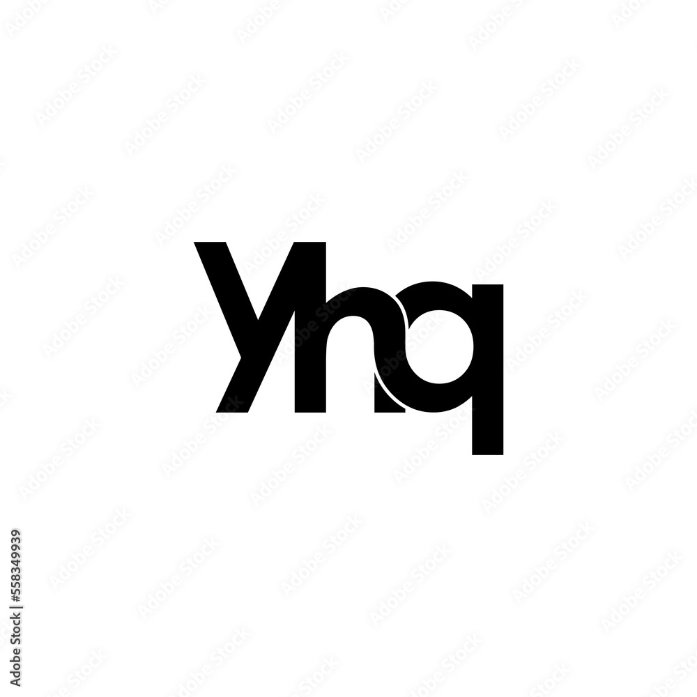 yhq letter initial monogram logo design yhq letter initial monogram logo design