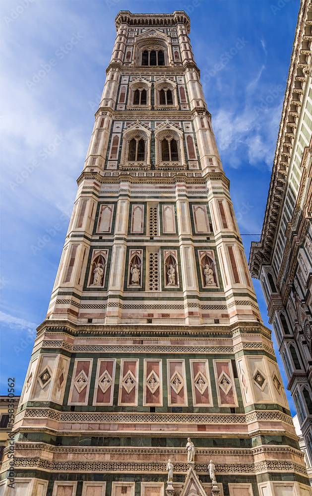 Florence, Italy. Belfry of Giotto, 14th century