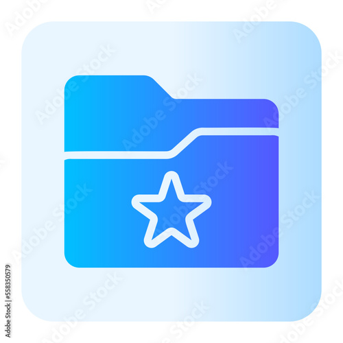favourite gradient icon