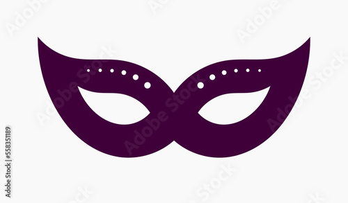 Carnival mask icon. Vector illustration