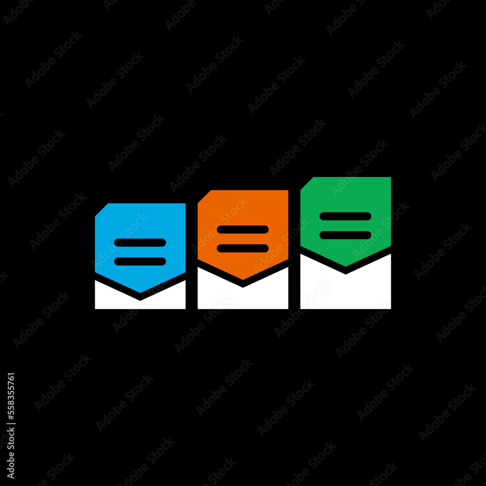 abstract art file book logo vector design in black and white colors abstract art file book logo vector design in black and white colors