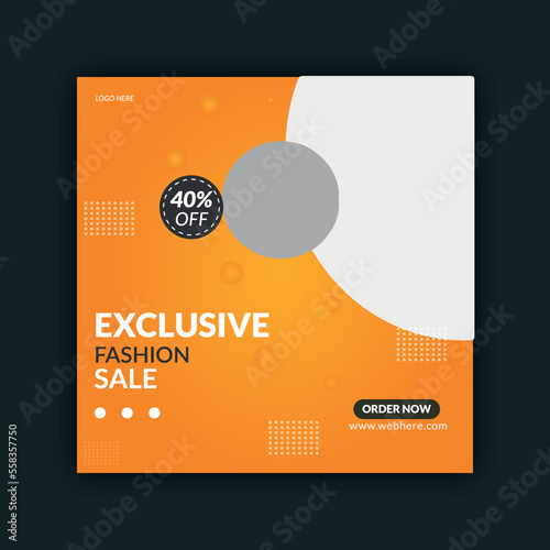Exclusive Fashion Sale Banner