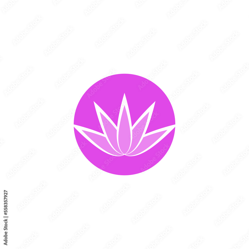 Lotus flower health care logo isolated on white background Lotus flower health care logo isolated on white background